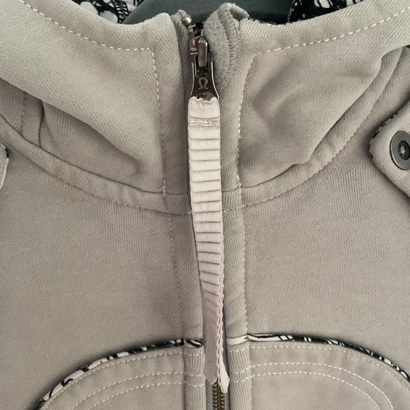 Lululemon Special Edition Dip Dye Ombré Scuba Hoodie Vest Size 6 - Picture 3 of 10